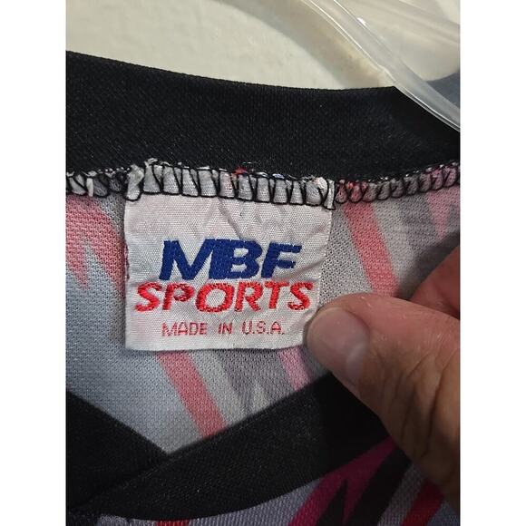 Vintage 90s Golie Soccer Jersey MBF Sport M Adult Soccer Shirt Made in USA - Picture 2 of 10